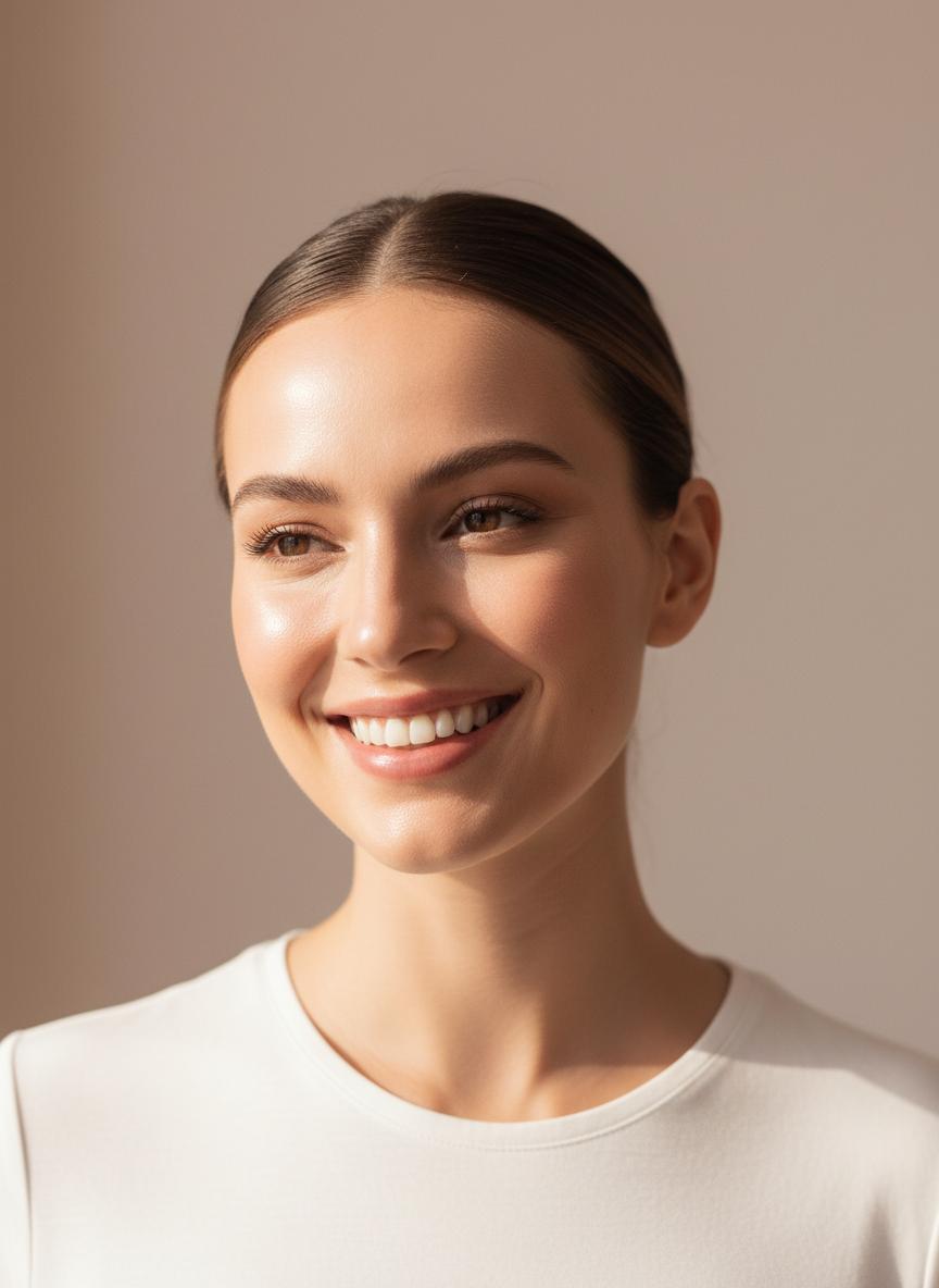 Zufriedene Kundin Sarah